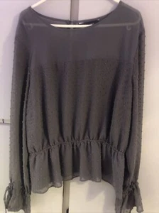 Grey Spotty Blouse - Picture 1 of 6