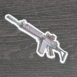 Calcomanía de vinilo adhesiva para computadora portátil pistola rifle de asalto - #29 - Imagen 1 de 3