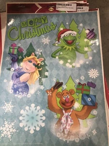 Ventana de Navidad vintage Muppets Kermit Piggy Fozzy - Imagen 1 de 1