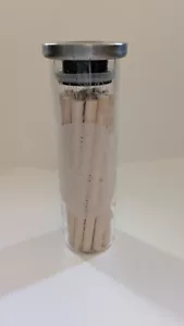 Young Living Rattan DIFFUSING STICKS Etched Glass Tube 20pc Unused Essential Oil - Picture 1 of 5