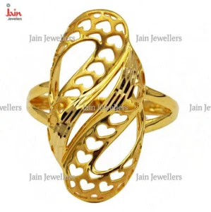 Anillo de compromiso para mujer en oro amarillo macizo de 18 quilates y 22... - Imagen 1 de 2
