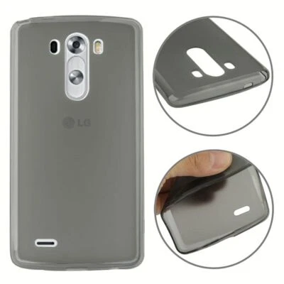 Funda Transparente De TPU Para LG G3 / D 850 / LS 990 / D855 Gris - Imagen 1 de 4