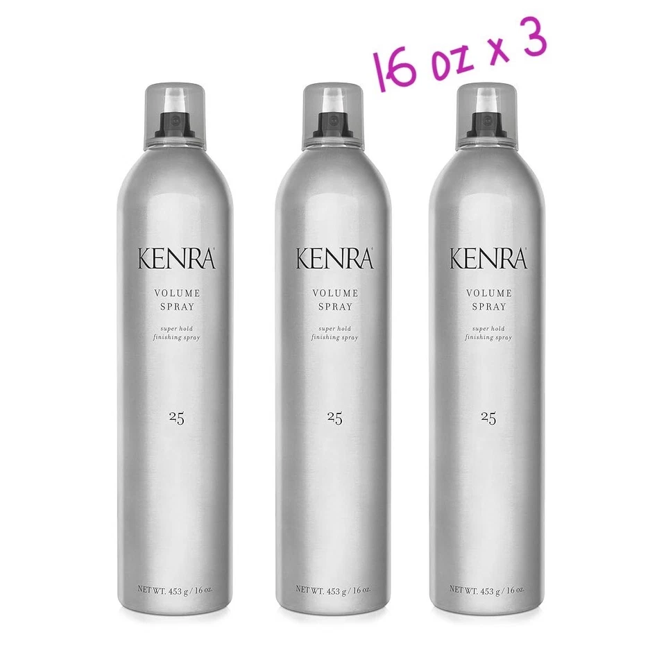 Kenra Volume Spray #25 Super Hold spray de acabado 16 oz (paquete de 3) SUPER OFERTA Foto 1 de 1