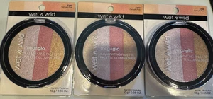 LOT OF 3 Wet n' Wild Megaglo Illuminating Palette 320 Catwalk Pink NEW SEALED - Picture 1 of 3