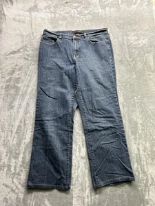 Venezia Lane Bryant Jeans Stretch Low Rise Straight Leg Womens Plus Sz 14 Blue - Picture 1 of 10