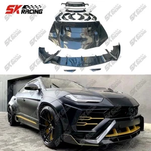 DRY Carbon Fiber Wing Fender Front Rear Diffuser Kits For Lamborghini URUS 18-22 - Picture 1 of 25