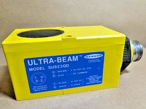 Banner Engineering SU923QD Ultra-Beam Ultrasonic Proximity Sensor, Analog, QD - Picture 1 of 7