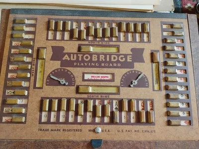 1937 Autobridge Playing Board With Booklets And Pages No Box - Image 1 of 4