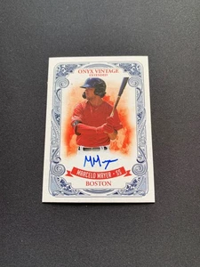 Marcelo Mayer 2021 Onyx Vintage Extended Blue Ink /400 Auto Red Sox Autograph - Picture 1 of 1