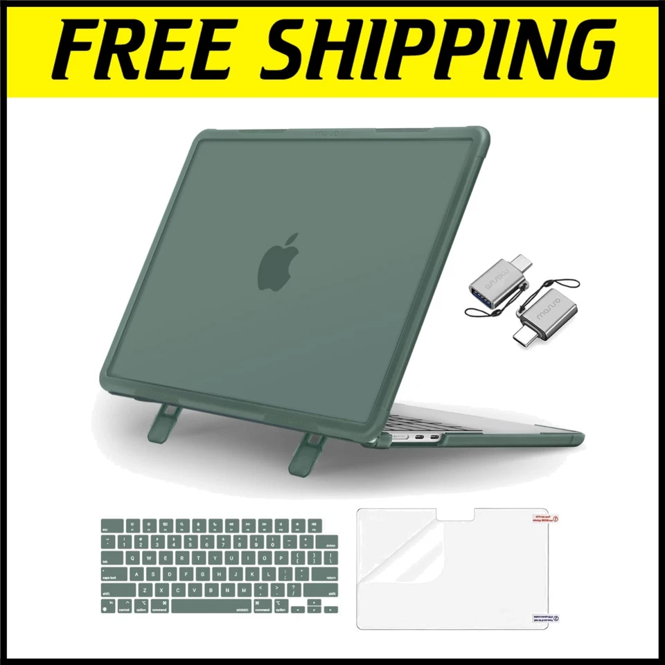 Shock-Absorbent MacBook Air 13 inch Case M4 M3 M2 + USB-C Adapters & Accessories - Image 1 of 4
