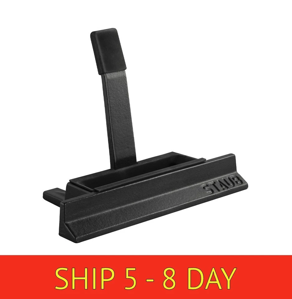 Hierro Fundido Staub - Soporte Tapa Accesorios, Negro Mate...(zw) Foto 1 de 1