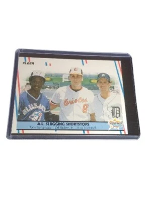 1988 Fleer Tony Fernandez / Cal Ripken, Jr. / Alan Trammell SSS  635 - Image 1 of 2