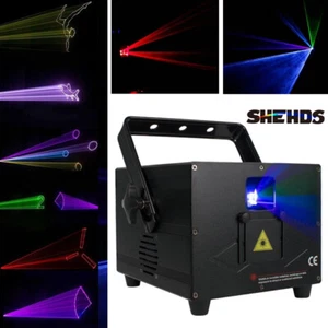 3W RGB Full Color Animation Laser Light 3D Project Beam For DJ Bar Party - Picture 1 of 24
