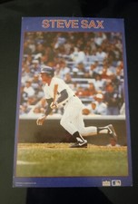 New York Yankees Steve Sax 1989  Starline Mini Baseball Poster