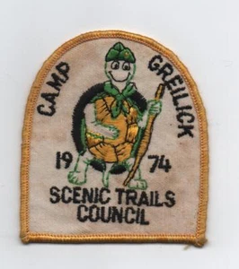 Camp Sale: 1974 Camp Greilick (Scenic Trails Council) Patch, gebraucht - Bild 1 von 1