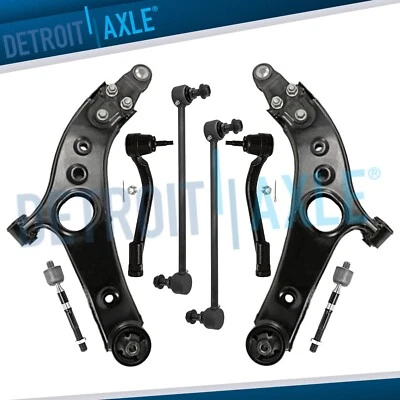 Front Lower Control Arms Ball Joints End Kit for 2013 2014 Hyundai Santa Fe XL - Image 1 of 4