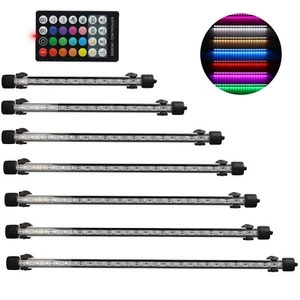 Submersible Aquarium Light Underwater RGB Multicolour LED Lights for Fish Tank - Picture 1 of 6