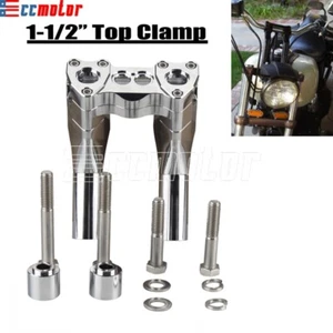 Club Style 1-1/2" Pullback Handlebar Riser For Harley Softail Dyna Street Bob - Picture 1 of 9