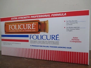 Folicure Treatment For Fine or Thinning Hair - 12 Ampoules 0.23 fl oz each vials - Picture 1 of 1