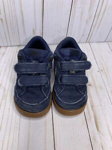 JJ Nike Capri Toddler Boy's Size 7 Blue / Black Canvas Casual Shoes size 7c 