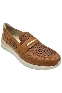 Pikolinos Leather Loafers Oviedo Brandy - Picture 1 of 3