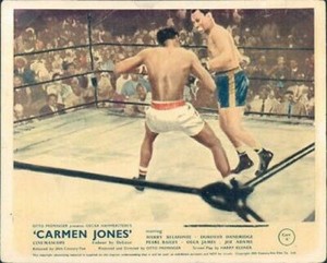 CARMEN JONES HARRY BELAFONTE ORIGINAL UK LOBBY CARD