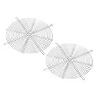 300Mm Dia Fan Finger Grill, 2 Pack Metal Grill Protector Guard, Silver