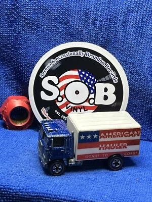 Camión Peterbilt American Hauler 1973 Hot Wheels Redlines Blue Diecast en muy buen estado/excelente estado Foto 1 de 4