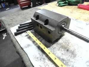 CNC TURNING CENTER BOLT ON BLOCK lathe tool bar boring holder turret 55 x 75 mm - Picture 1 of 9