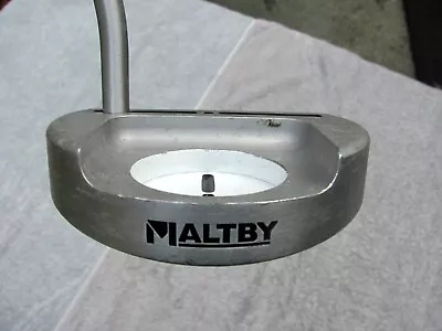 Maltby Inertia OB-1 Mallet Putter 33 1/2" Milled Face Graphite Lampkin Grip - Image 1 of 4