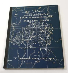 1939 MILLERS RIVER DRAINAGE STUDY -Massachusetts History,Athol,Orange,Ashburnham - Imagen 1 de 5