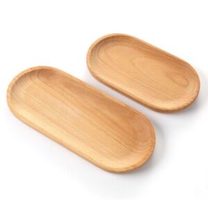 Dessert Plate Wooden Tray Tableware Woodware Environmentally Kitchen Tool