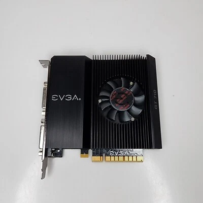 EVGA GeForce GT 710 1GB DDR3 64bit Single Slot Dual DVI Graphics Card EXCELLENT  - Image 1 of 4
