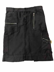 Marc Jacobs Vintage Cotton Skirt With Zips Size 6 US/ 10 UK