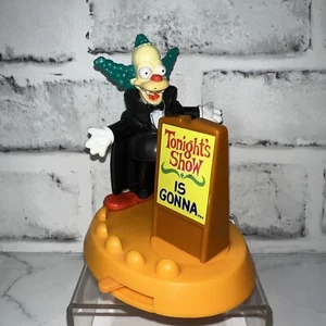 2001 Burger King Los Simpson Treehouse Horror Vampiro Krusty Figura y Base THOH - Imagen 1 de 7