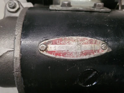 Camiones chevy de arranque Delco Remy 1955-1956 # 1107640 6C18 con fecha de código Foto 1 de 4