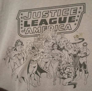 Justice League of America PRE-OWNED Size XL Blue T-Shirt - Picture 1 of 5
