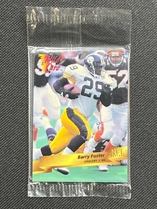 1993 Wild Card Promo 2-Card Pack Jerome Bettis / Rick Mirer - Bild 1 von 2