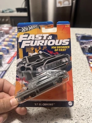 Hot Wheels 2023- Silver Series- Fast & Furious-Decades Of Fast- ‘67 El Camino - Image 1 of 4