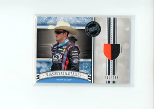 2012 Press Pass Austin Dillon #MM-AD Fanfare Magnificent Materials Relic 241/299 - Picture 1 of 2