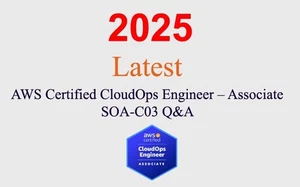 AWS CloudOps Engineer Associate SOA-C03 PREGUNTAS Y RESPUESTAS GARANTIZADAS (ACTUALIZACIÓN DE 1 MES) - Imagen 1 de 1
