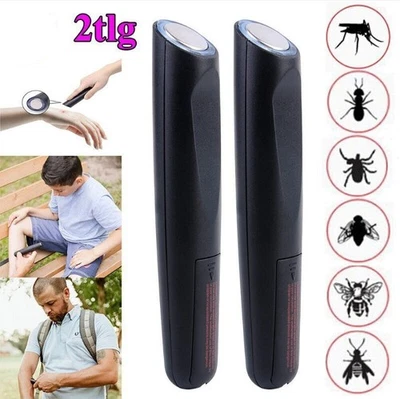 2×Elektronische Stichheiler Insektenstich Mückenstich Heiler Anti Juckreiz Stift - Bild 1 von 4