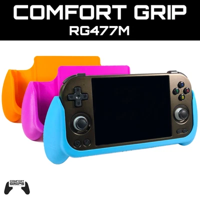 Anbernic RG477M Comfort Grip Case and Screen Guard - 3D Printed Attachment - Image 1 of 4