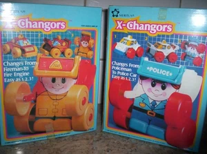 1984 Meritus X-Changors Feuerwehr LKW wechselt zum Feuerwehrmann/Polizisten zum Auto - Bild 1 von 5