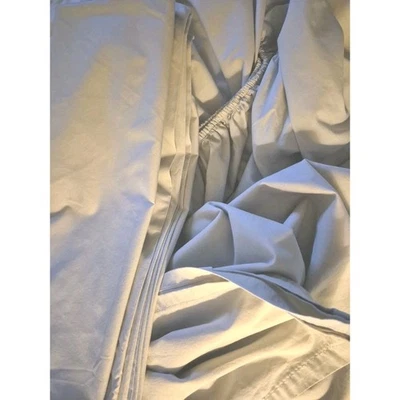 宜家 Somnig Queen 棉/莱赛尔床单 4 件套浅米色脆二手状况完好  — 第 1/4 张图片