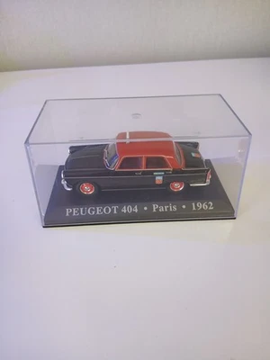  Peugeot 404 G7 Paris 1962 Taxis Monde 1 noir Et Rouge  - Photo 1/4