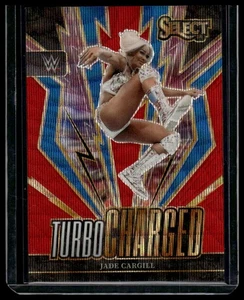 2024 Panini Select WWE #17 Jade Cargill Turbo Charged Red Wave Prizms #/149 - Bild 1 von 2