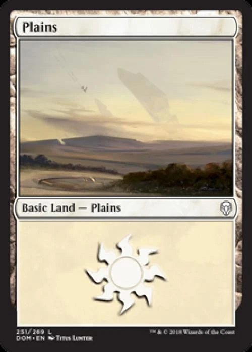 Plains (251) -Foil Near Mint MTG Dominaria - Image 1 of 1