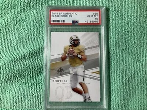 2014 SP Authentic BLAKE BORTLES RC PSA 10 Gem Mint! - Picture 1 of 5