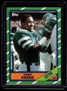 1986 Topps Tony Paige #97 New York Jets - Bild 1 von 4